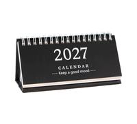 Desk Calendar Spiral Binding Standing - - - 2027 Agenda Organizer Date Desk