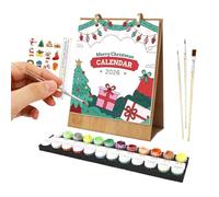 Desk Calendars, 2026 Paintable Calendar for Desk, Paper Art Supplies Planner Crafts Painting Academic for Teacher, School, Classroom, Teens, Kids, Kitchen, Home, and Family, 22.5x18.2cm