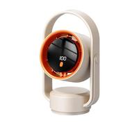 Desk Circulating Fan - 5 Speeds, USB Rechargeable | 1800mAh, 180° Tilt