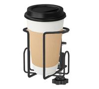 Desk Cup Holder - Anti-Spill Clamp On Drink Storage Shelf | Adjustable Space-Saving Desk Cup Holder Mugs Bottles Cans for Home Kitchen Counter Table Dorm Office Classroom Study Area