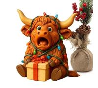 Desk Display, Animal Figurines Home Decor, Cute Resin Christmas Accents, Living Room Bedroom Office Shelf, Bar Entryway Porch Window Tree, Birthday Holiday Seasonal Gift, Assorted Handcrafted