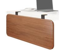 Desk Extender - 50×20×1.2cm Wooden Laptop Shelf Extension, 25kg Heavy Duty Table Expansion Board | Ergonomic Space Saving Desk Organizer for Home Office Study Gaming Workstation, Anti Slip Steel Frame