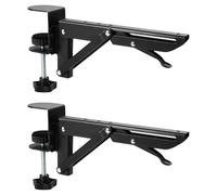 Desk Extender Clamp, No-Punch Desktop Extension Brackets, Foldable Hand Rest Stand, Computer Desks Extension Plate Support Rack, Desktop Extension Fixer For Home, Study Room, Sewing Room