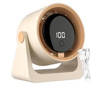 Desk Fan 100 Speed Angle Adjustable Clip On Quiet Rechargeable,Office