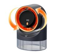 Desk Fan - 100-Speed Rechargeable, Quiet, With Water Tank, Digital Display,