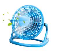 Desk Fan - 4 Inch Desktop Personal Fan with Strong Wind | 220g ABS Table Fan USB Powered | Compact Cooling Device | Quiet Airflow for Office Bedroom Dorm and Travel
