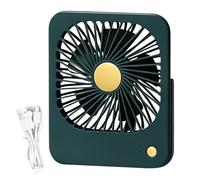 Desk Fan Cooler, 3 Speed Adjustable Device, 13.5x3.5x16.5cm USB Powered Personal Ventilator, Compact Air Circulation Aid for Traveling Home Bedroom Office, Camping Road Trip Tent Car Beach Men Women