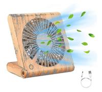 Desk Fan, Mini Usb Silent Folding Fan Rechargeable Portable Fan for Table Pc Home Office