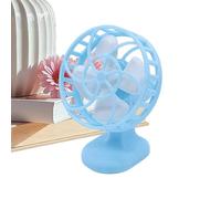 Desk Fan Model, Miniature Table Fan Accessory, Small Home Decor Fans with Detailed Design, Decorative Fans for Bedroom Living Room Art Studio Office Cafe Kids Collectors