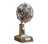 Desk Fan - USB Rechargeable Personal Cooler, Vintage Desk, Small Desks Fans, 3-Speed Adjustable Vintage Cooling Fans | Fan for Indoor, Outdoor, Travel, School, Car, Bedroom, Office