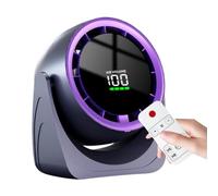 Desk-Fan with Remote Control, Cordless Table-Fan, Digital Display-Fan