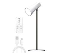 Desk Lamp - Magnetic Recargable 360 grados Adjusting, 35 cm Stepless Dimming Gear, Universal Bedroom Living Room Dorm Hardware, 1200 mAh Built-in Battery Body | Lighting Aid For Studying & Reading