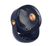 Desk -Lüfter, Tischventilator, Starker Exquisit Lüfter - 1500?U/min ABS Tischventilator mit engmaschigem Schutzgitter, leise Luftumwälzung, leicht transportierbar für Büro, Zuhause, Reise
