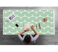 Desk Mat 120x60 cm Protección Antisuciedad Antideslizante Para Oficina o Hogar Multifuncional Fácil de Limpiar Impermeable Resistente al Agua PVC Vinilo - Art déco