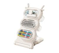 Desk Pen Organizer - 3 Compartment Tilted Stationery Holder, Angled Desktop Organizer for Pens, Pencils, Markers, Lipsticks, and Cosmetics, Multi-Functional Storage for Students, Teachers, Office