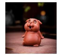 Desk Pets - Bandeja de té de arcilla morada creativa para mascotas, adornos de decoración que se pueden utilizar para cultivar té y jugar, té artístico para mascotas (B)