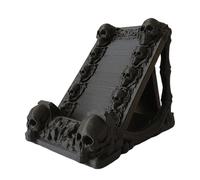 Desk Phone Stand Black Portable - - - Non-Slip Halloween Skull Skull Head | | Skull Head Desk Cell Phone Holder for Home Bedroom Living | | | Room Office Dorm Apartment Travel Table Nightstand Desk Phone
