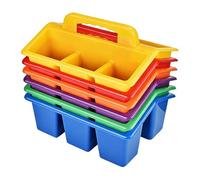 Desk Storage Basket - Classroom Storage Baskets | Multi-Functional With Carry Handle, Shelf Storages Basket, Classroom Art Supplies Baskets For Pencil Pen Crayon Markers Dorm Bedroom Study Room