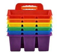 Desk Storage Basket | Multi-Functional With Carry Handle, Classroom Storage Baskets For Crayon Pencil Pen Markers Dorm Study Room Art Class Students Teens Boys Girls Use