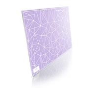 Desk Table Deco North Glace - Ref.34620 - Vade De Mesa Decorativo, Protector De Escritorio Con Atractivos Diseños, Ideal Para Decorar Y Proteger Tu Escritorio CON Estilo By Office Box (Lavanda)