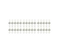 Desk Top Decor 30pcs Snowflake Tree Ornament Hooks Decorating Hangers Metal Wire Ornament Hooks Gol