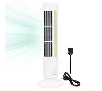 Desk Tower Fan - Bladeless Desktop Cooler | Quiet Mini Electric Table Fan