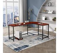 Desk with Shelves Assembling Tips: Each of Our Computer desks Comes with The Assembling Instruction and We Have Also uploaded The Assembling Video to Our Product Page for Our customer's references to
