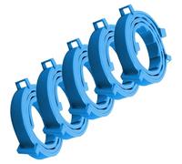 Deskium 4 collares calmantes para aliviar la ansiedad para perros, feromonas, azul, ajustable, 24.5 pulgadas, estrés y separación, todos los perros