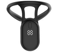 Deskium Corrector inteligente de jorobadas con recordatorio de vibración, monitoreo en tiempo real, pantalla digital, recargable por USB, entrenador de postura para adultos y niños