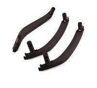 DESKONLOVE Asa interior Negro Beige Izquierda Derecha 3 Unids/set Manija De Puerta Interior De Coche Cubierta Embellecedora Para BMW x5 X6 F15 F16 2014 2015 2016 2017 2018(3Pcs LHD-Moka)