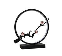 Deskps,Tableps,Readingp Deskp Modern Chinese Bedroom Tablep Plum Bedsidep Button Switch Tablep/Warm Light/White Light/a