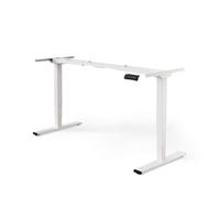 DESKSPACE Pro Plus - Estructura de Escritorio eléctrica 62-127 cm, Blanca | Motor doble < 50 dB, protección anticolisión, 3 memorias, puerto USB, 160 kg, garantía 5 años