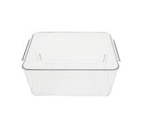 Desktop Aquarium Clear Small Plastic Fish Tank for Pet Owners 35.00X24.00X15.00CM 1Set