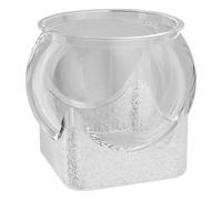 Desktop Aquarium, Fish Bowl Vase, Clear Small Fish Tank, Lightweight PET Construction, Modern Round Design, Ideal for Home Workplace Tabletop Decor, 8.78x8.78x7.68 Inches 1 Piece