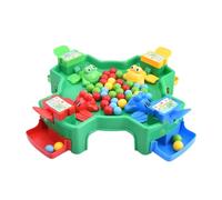Desktop Bean Grabber Frog Game | Interactive Motor Skill Building Toy for Kids Ages 3+ | Educational Early Childhood Learning Activity, Color Matching Challenge for Todlers, 2-4 Player Family Game