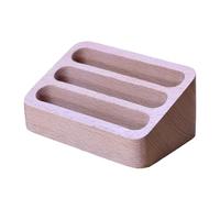 Desktop Business Card Holder - Wooden Organizer, Multiple Card Display Rack, Stylish Desk Accessory | Office Outdoor Use For Men Women Professional Workstation Reception Table Presentation Display
