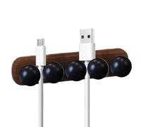 Desktop Cable Organizer, Cable Management Keeper, 4 ranuras Cable Organizer, Cord Keeper, Wire Organizer, Nightstand Cable Organizer, Desk Cable Organizer, for Nightstand, Desk, Wall