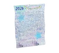 Desktop Calendar 2026 - Acrylic Clear Art Planner, 12 Months Desk Calendar, Mini Desktop Calendars For Home School Dorm Study Planning Scheduling Decoration Organization For Daily Tasks
