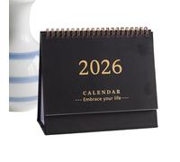 Desktop Calendar 2026 Monthly Desktop Calendar Pad,Home Decor For Daily Planning Date Check-in Holiday Birthday Teachers Managers Students Dorm