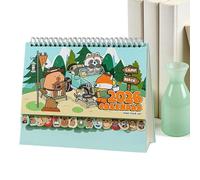 Desktop Calendar - 2026 Wall Desktop Planners, Decorative Capybara Planner, Cartoon Table Calendar | Fun Animal Monthly Schedule O For Kids Adults Boys Home Apartment Office Desk Classrooms