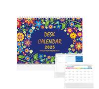 Desktop Calendar - Flower Desk Calendar | Daily Calendar | Desktop Daily Calendar Home Organization, Creative Desktop Calendar Desk Ornament, Desk Organiiser For Bedroom, Living Room, Study Room