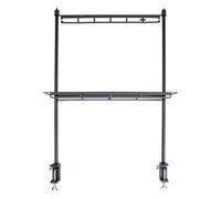 Desktop Camping Shelf - Ultralightt Folding Table Rack | Multi-Purpose Storage Organizer for Travel, Picnic, Boating, and Outdoor Cooking, Compact Space-Saving Rack with Lantern Holder for Adventure