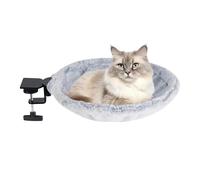 Desktop Cat Bed - Kitten Hammock Desk Perch | Comfortable Feline Lounger 50 Lbs Capacity, Workplace Bedroom Bookshelf Nap Spot, Indoor Living Room Balcony Cat Rest With Washable Removable Cover