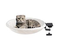 Desktop Cat Bed - Kitten Hammock Desk Perch | Comfortable Feline Lounger 50 Lbs Capacity, Workplace Bedroom Bookshelf Nap Spot, Indoor Living Room Balcony Cat Rest With Washable Removable Cover