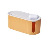 Desktop Cord Organizer, Wire Tidy Solution, Power Strip Storage Box