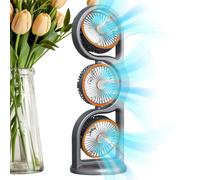 Desktop Fan 3 Head Adjustable 5 Mode Portable Cooler