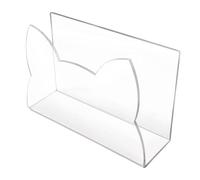 Desktop Letter Holder - Acrylic Cat Shape Transparent Organizer, Acrylic mailHolder Sorter, Books Documents Transparent Letter Display Rack | Doctor's Office Prescription Pad, Lawyer's Desk Case Fil