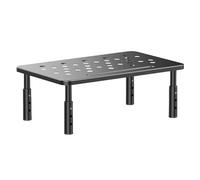 Desktop Monitor Stand, Adjustable Monitor Holder, Small Computer Elevation Stand, Desktop Monitor Heightening Bracket, Metal Monitor Stand Riser and Computer Desk Organizer for Laptop and Computer