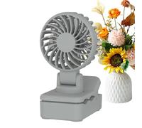Desktop Small Fan, USB Rechargeable Clip Fans, 2.36x2.83x4.17 inches Portable sturdy Quiet Cooling, Strong Airflow for Fan, Adjustable Angle Design
