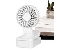Desktop Small Fan, USB Rechargeable Clip Fans, 2.36x2.83x4.17 inches Portable sturdy Quiet Cooling, Strong Airflow for Fan, Adjustable Angle Design